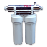 Twin Under sink Filter System with U.V. For Rainwater