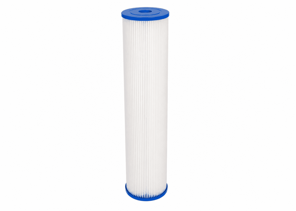 Single 20" x 4.5" Poly Pleated Filter Cartridge 10-micron #27