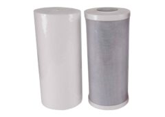 Twin 10" x 4.5" Whole House Mains Water Filters #40