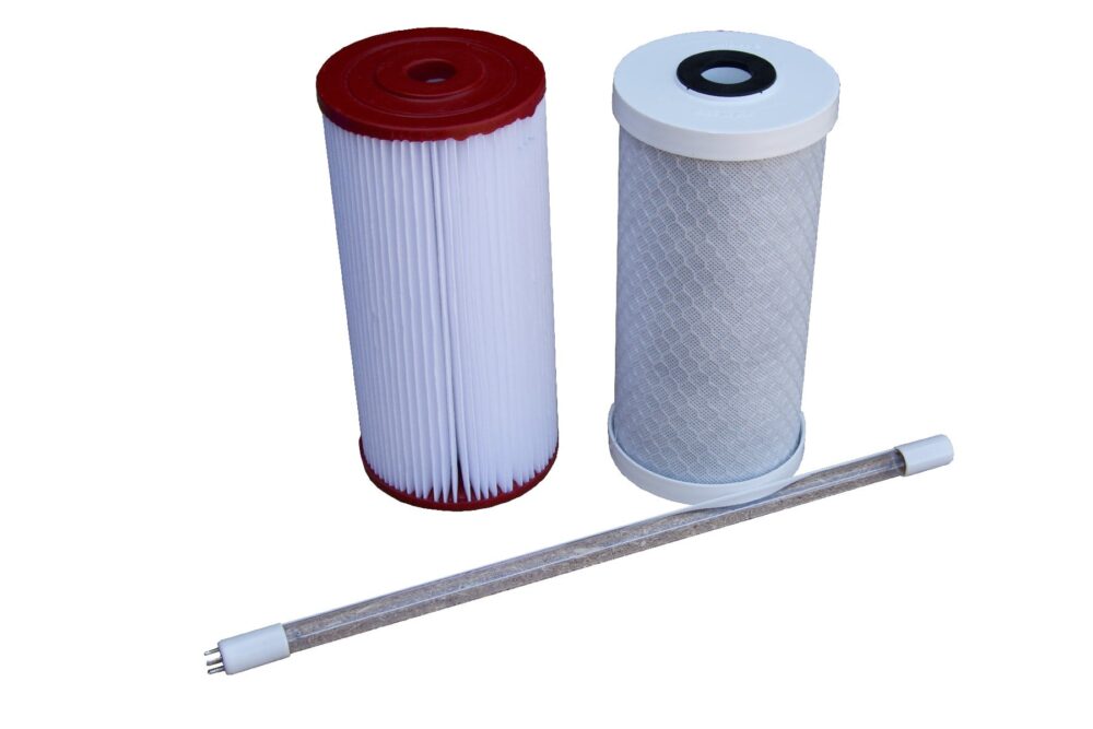 10" x 4.5" Replacement Filter Cartridges with AquaPro UV Lamp 20Watt #13