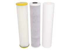 Triple 20" x 4.5" Filter Cartridges (KX Carbon for Mains Water Chlorine Removal) #22