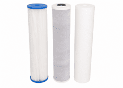 Triple 20" x 4.5" Filter Cartridges (KX Carbon for Mains Water Chlorine Removal) #22