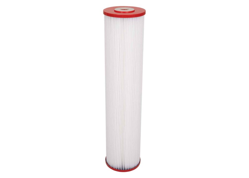 Single 20" x 4.5" Poly Pleated Filter Cartridge 5-Micron #26