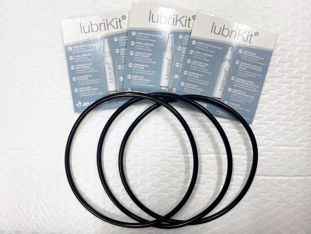 O-Rings black (3-Pack & Lubricant) for Filtatank & Big Blue Filter Housings #56