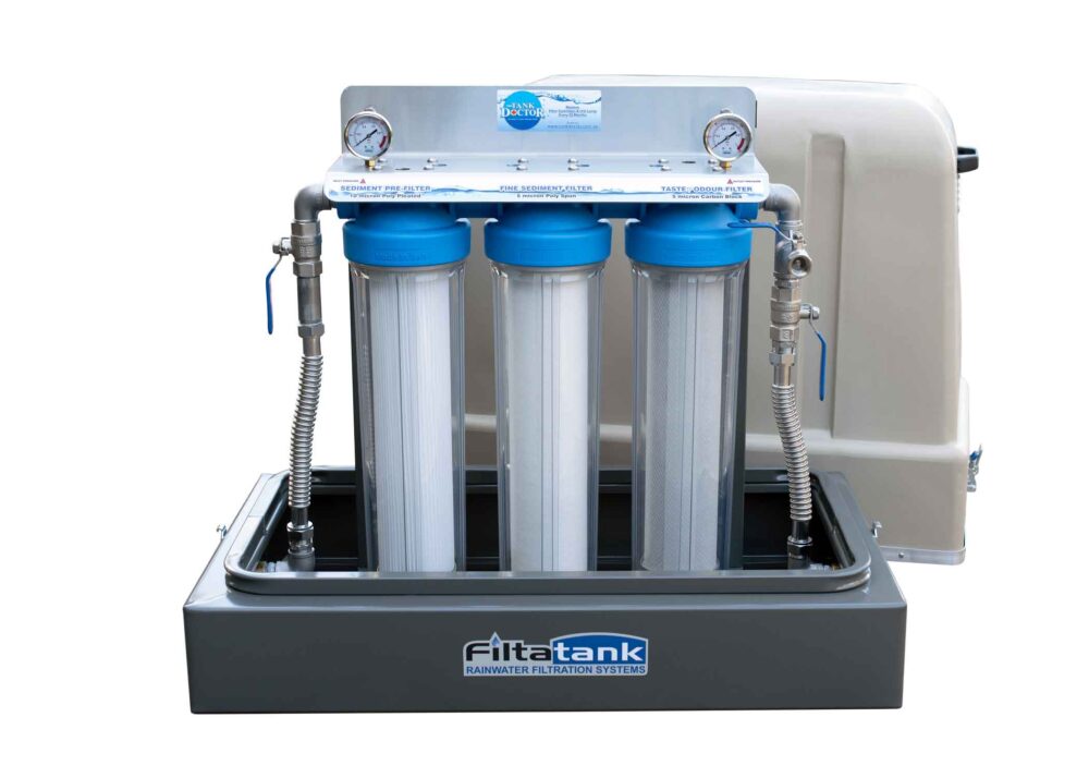 Triple Cartridge 'Free-Standing' Rainwater Filtration System #63