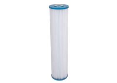 Single 20" x 4.5" Poly Pleated Filter Cartridge 20-Micron #28