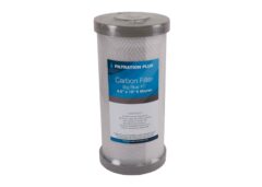 Silver Carbon Block Filter Cartridge 10" x 4.5" 5-Micron #39