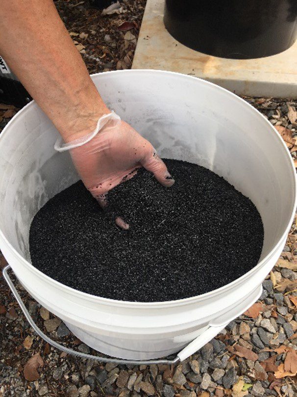 Tannin Media in bucket