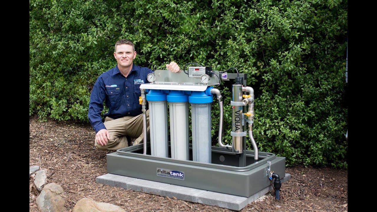 The Tank Doctor with a water filter system